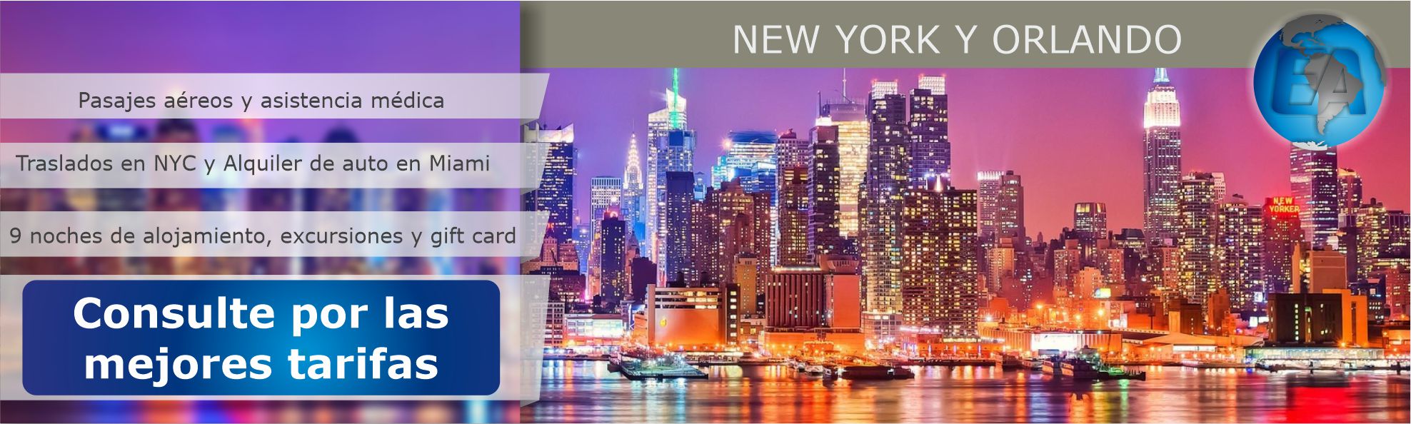 New York y Orlando 
